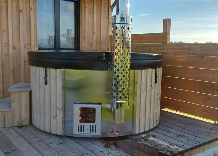 Cabane cosy&bain nordique La Mâh'nnotte Hébergement de vacances *